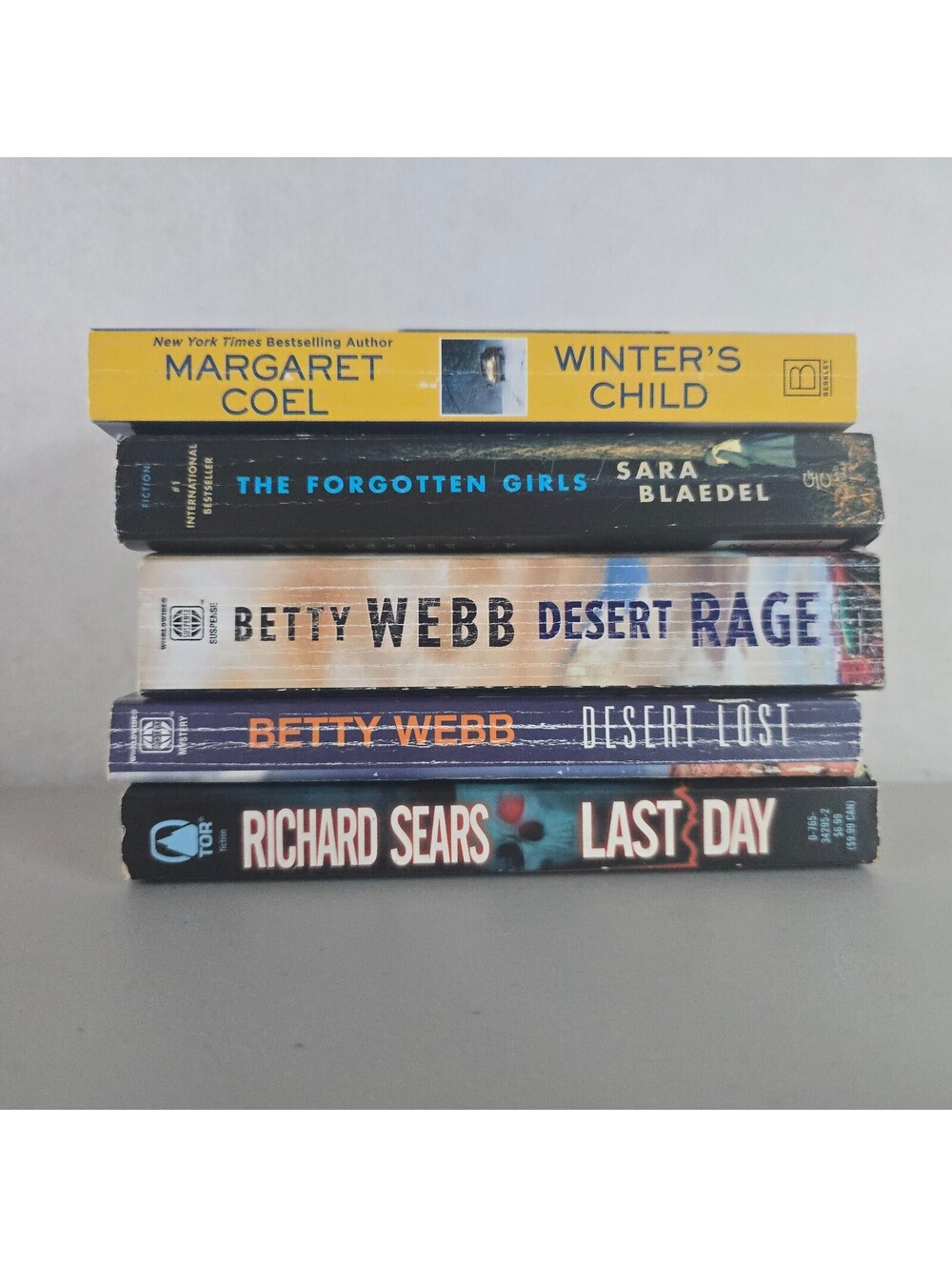 Mystery Thriller Book Lot Coel Blaedel Betty Webb Suspense Crime 5 Books